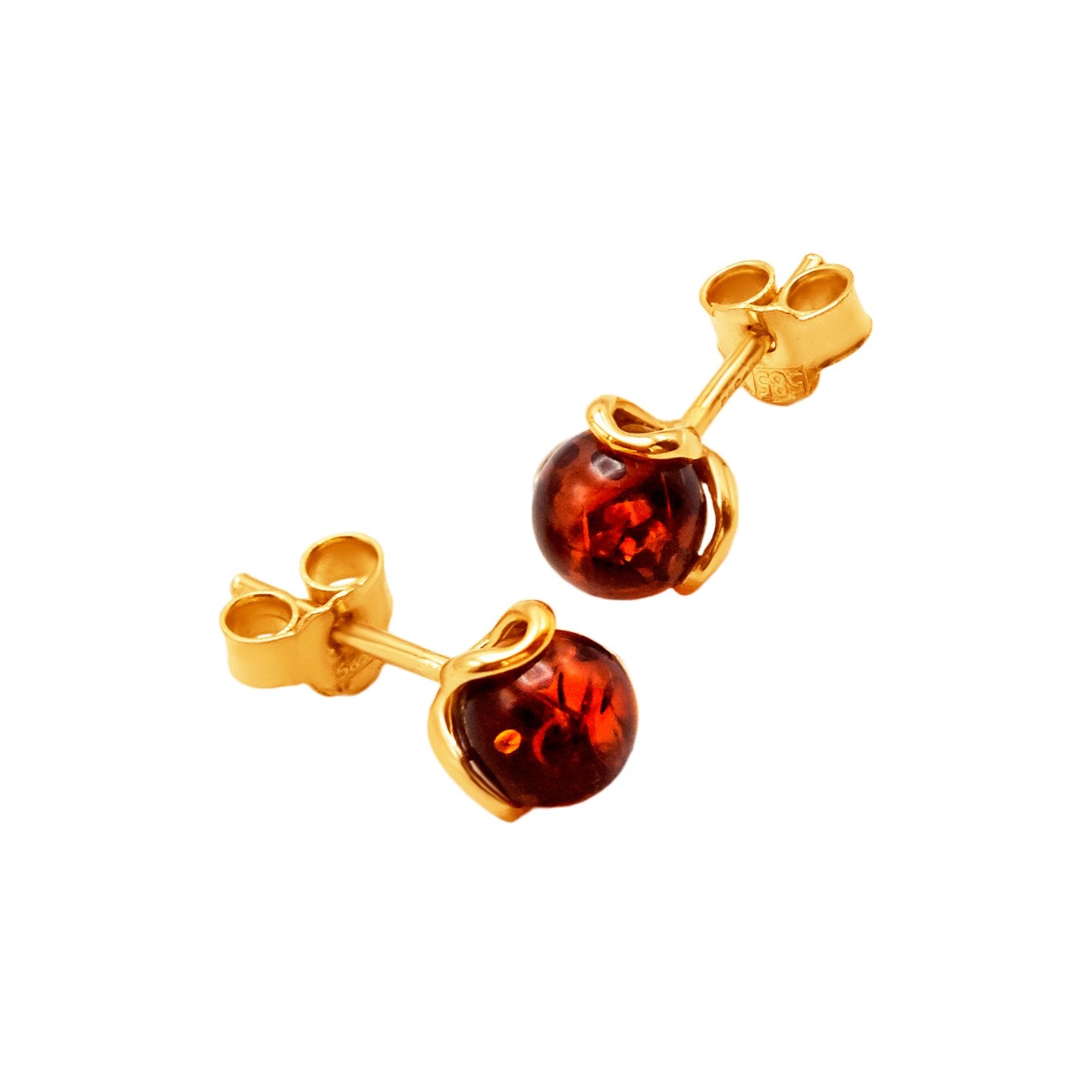 Gold Baltic Amber Jewelry