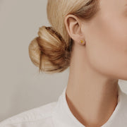 925 Solid Pure Sterling Silver Lemon Baltic Amber Designer Flower Stud Earrings