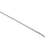 925 Solid Pure Sterling Silver 925 Round Snake Chain 0.8 mm Spring Ring Clasp