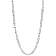 925 Sterling Silver 4 mm Handmade Luxury Designer Chain Lobster Clasp 18 Inches